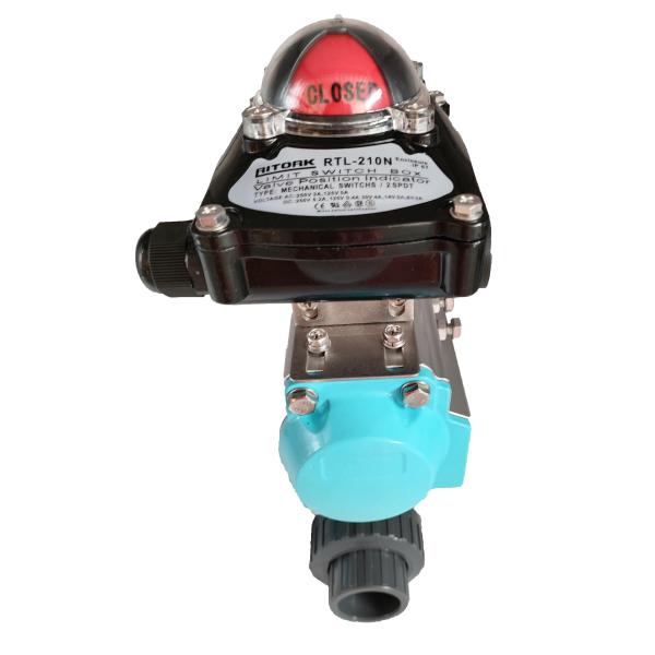 DN10-200 ПВХ шаровой клапан идеально подходит для промышленных применений