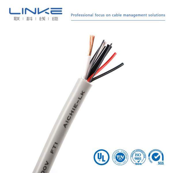 Fil de cuivre en conserve isolé UL 2587 câble en PVC blindé câble de conducteur à chaîne flexible fil de plomb moteur