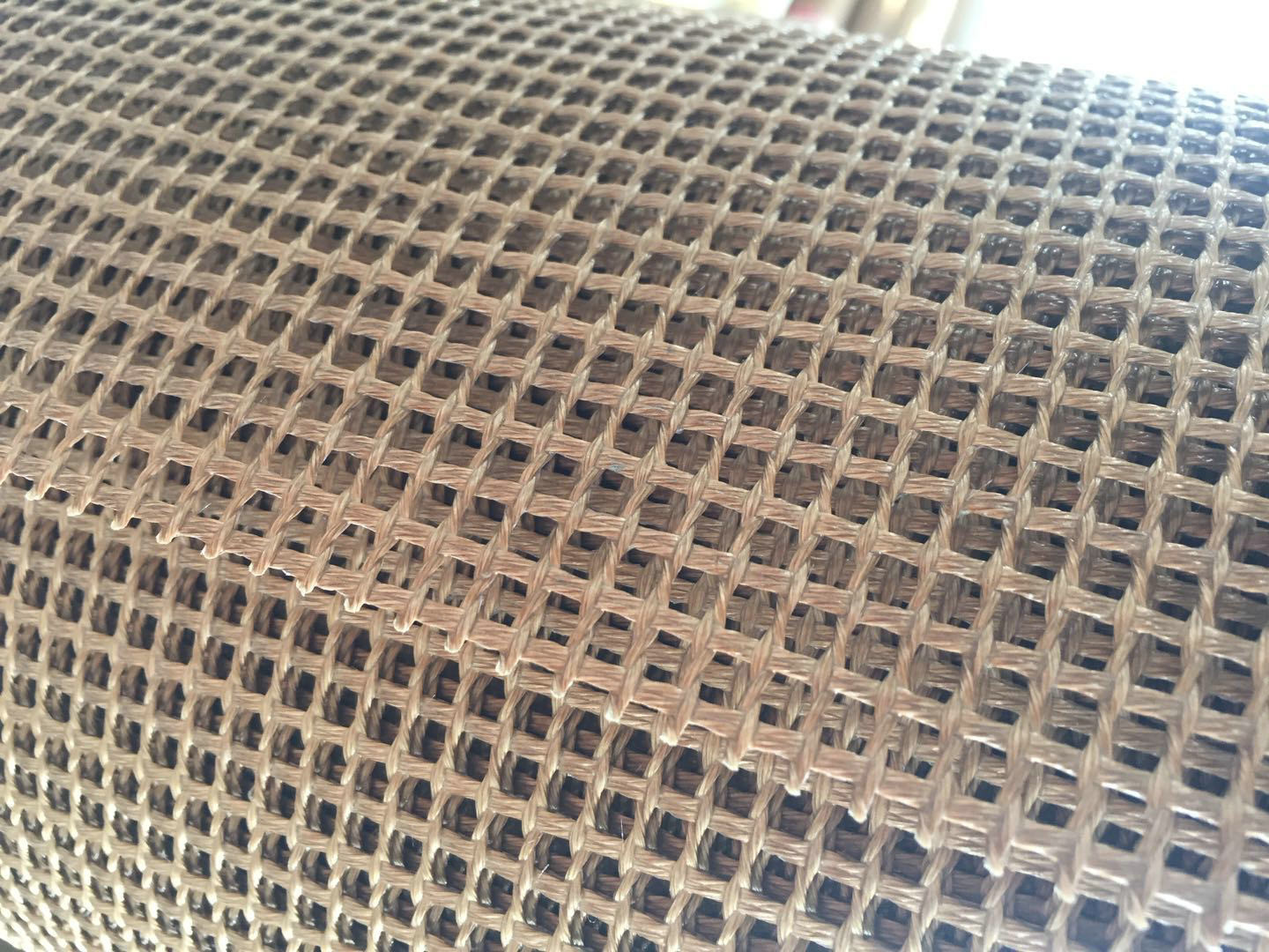 Freezer Safe PTFE Mesh Belt with Bullnose Joint and High Tensile Strength for Industrial Applications