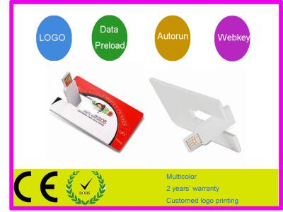 Discos delgados prácticos baratos AT-045B de la unidad USB de la tarjeta de crédito del flash 1G 2G el 128M los 256M
