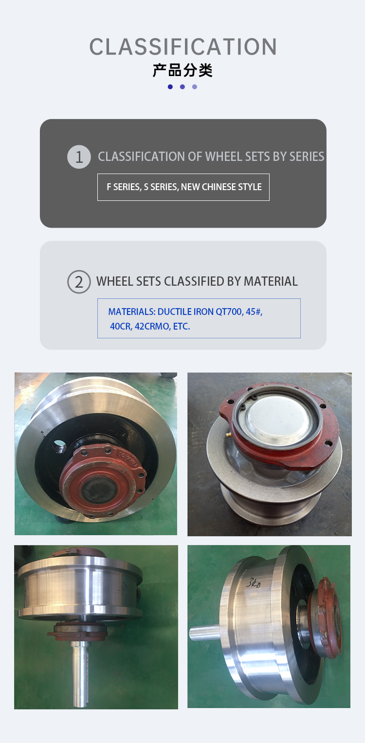 European Style Crane Wheels Engineered for Single Girder and Double Girder Cranes Delivering Operation and Broad Industry