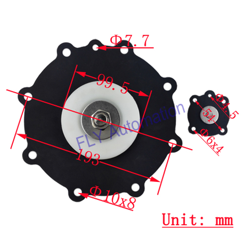 Мембрана мембранного клапана комплектов для ремонта ДН80 диафрагмы клапанов реактивного сопла ДЖИСИ80 ДЖИХИ80 ИМПа ульс Кореи Джоил