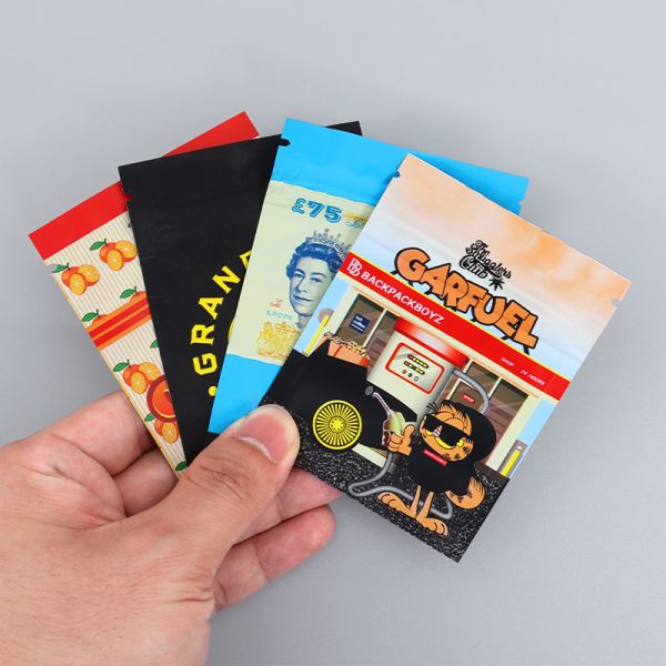 Customizable Open End Heat Seal Black Mylar Bags for Lollipop Packaging ROHS/ISO9001/ISO2008 Certified