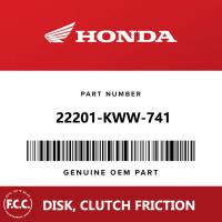 Placa de revestimento do disco original da FCC Honda para Honda Super Cub 110 NBC110 WAVE110