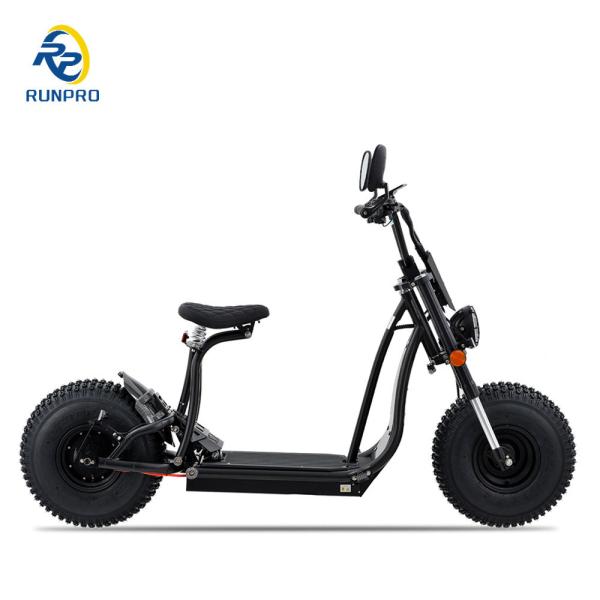 Motoristas Aventureiros Scooter elétrico off-road 3000W com pneus gordos 60V bateria de lítio