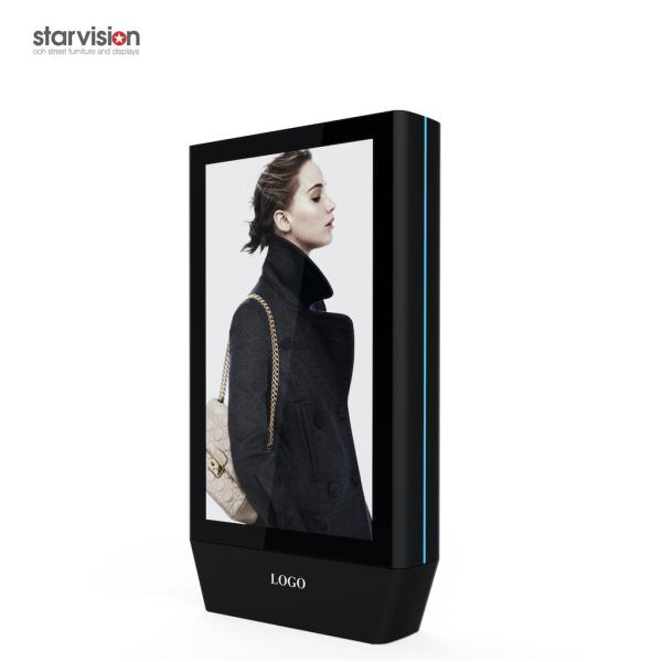 6ms Response  Freestanding Digital Display Waterproof Digital Signage 3000 Nits