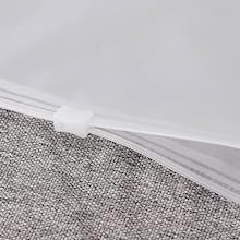 Waterproof Zipper Eva Matte Frosted  Transparent Recyclable Pla Zip Lock Poly Mailer Bags For Wigs Clothes Pack