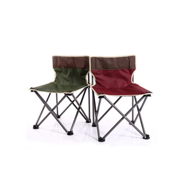 Multifunction Fold Up Camping Chairs Outdoor Dining Chair With Steel Frame