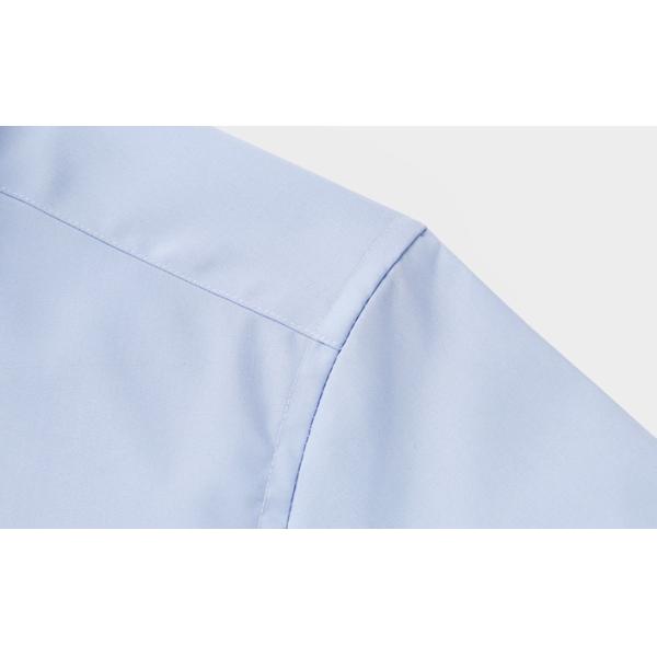 White Cotton Adults Office Work Uniforms Curved Waist Design With Stand Up Collar