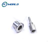 Titanio de acero inoxidable púrpura del CNC que trabaja a máquina para el corte del alambre