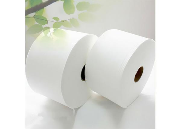 Cross Lapping Spunlace Nonwoven Fabric Polyester And Viscose Wavy Cleaning Wipes