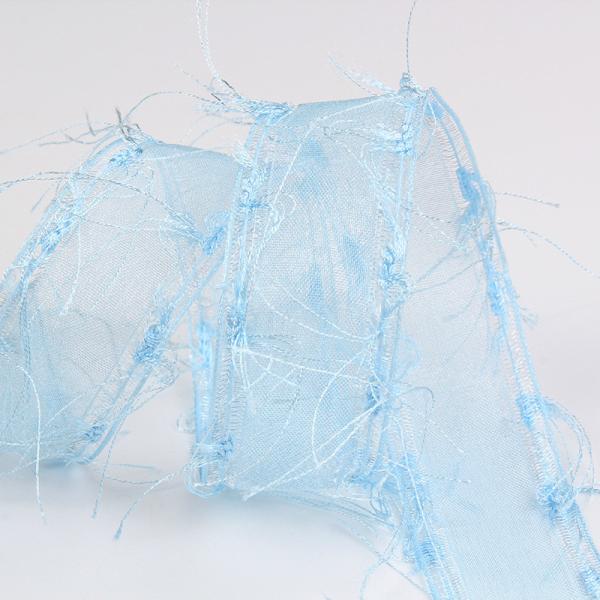 25mm-50mm Tassel Edge Полиэстерная лента для цветочного шоколада Подарочная упаковка и украшение одежды