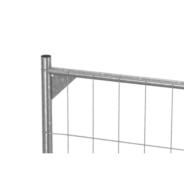 2m High By 3.5m Wide Temporary Steel Fencing Hot Dip Galvanized Metal