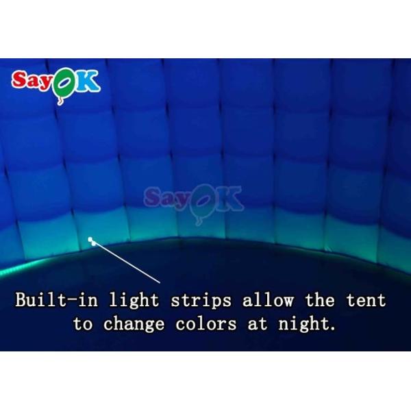 Advertising Structure Inflatable Air Tent LED Light Outdoor Camping Dome Tent
