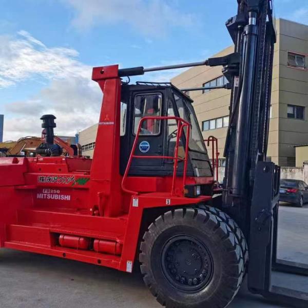 Used 25T Forklift MITSUBISHI FD250 Container Handler Port Equipment Special