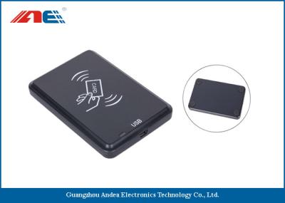 Leitor sem contato Desktop Writer de 13,56 megahertz RFID, relação RFID Chip Readers 46g de USB
