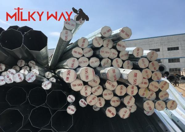 Multi-Row Cone-Shaped Vertical Steel Bar for Steel Power Pole with Material and Hot Galvanized Anti-Corrosion Treatment