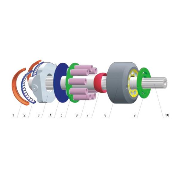 Piston hydraulique Kayaba pompes PSV2-55T
