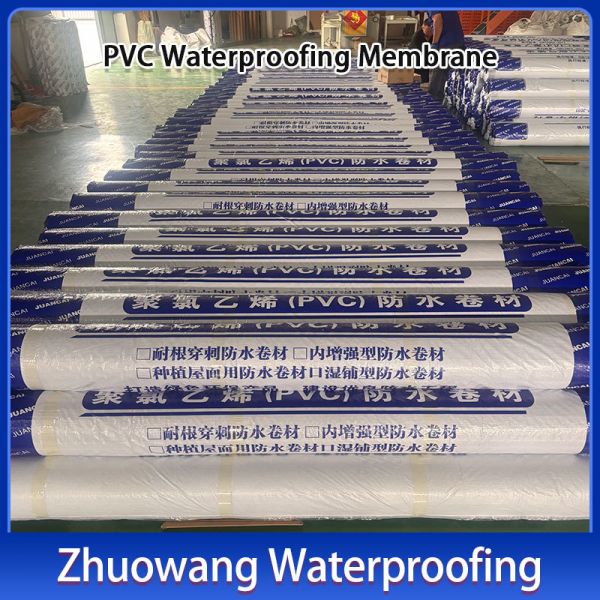 Customized Pvc Roofing Membrane Flame Retardant 1m - 2m Width