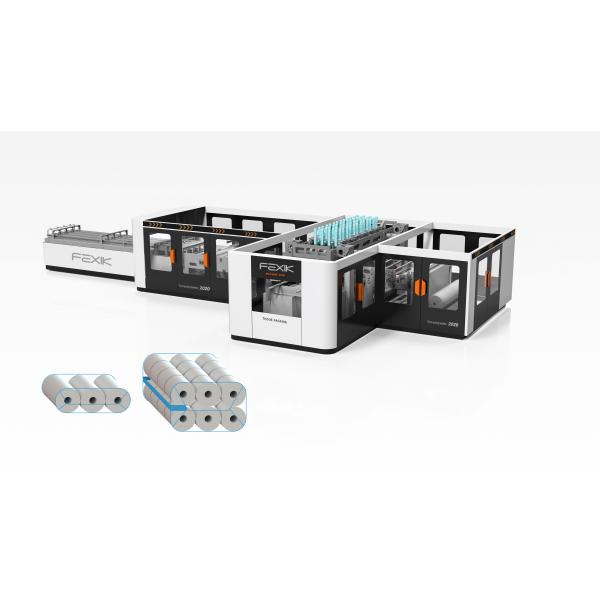 5lanes PE Film Paper Roll Wrapping Machine For sale