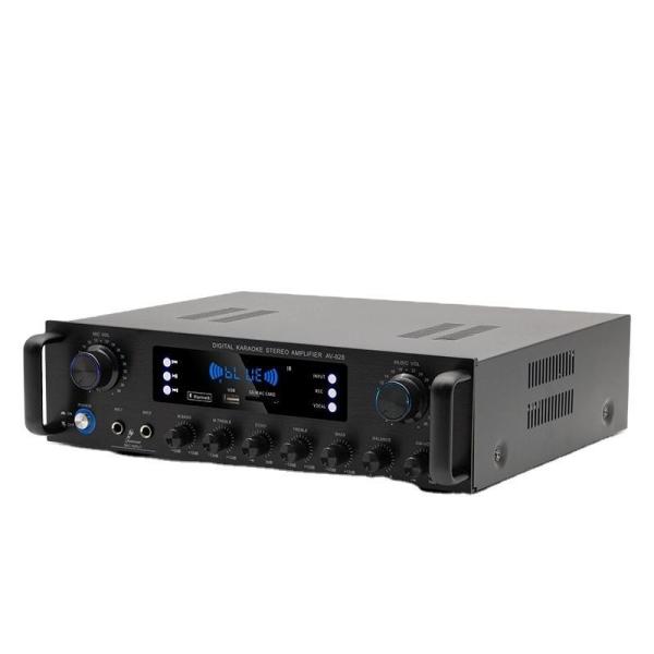 AV-628 Professional 5.1 Channel 600W Home Coaxial Subwoofer Amplifier High-Power Model BT Fiber Optic Receiver Cross-Border