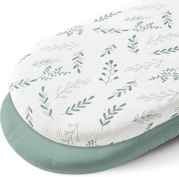 100% Cotton 32*16  Inches Bassinet Fitted Sheet Bassinet Bed Sheets