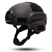 Casque ballistique résistant à l'épreuve des balles avec la résistance à l'impact et la couleur noire