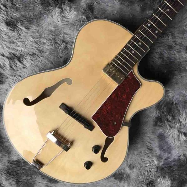 2020 New Godin Style Model Custom Grand 5th Avenue Jazz Electric Guitar in Natural