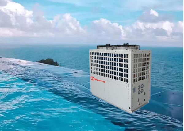 Ar pequeno para molhar a máquina de alta temperatura da piscina da bomba de calor, calefator 380V da piscina