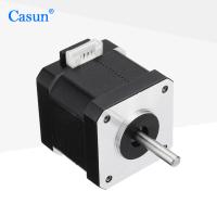 NEMA 17 Dual Axis Stepper Motor 34mm corpo 1.33A 0.32N.m com CE RoHS