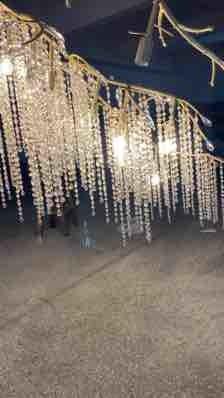Ouro Transparente Moderno Large Foyer candelabro 110V-240 85V-265V
