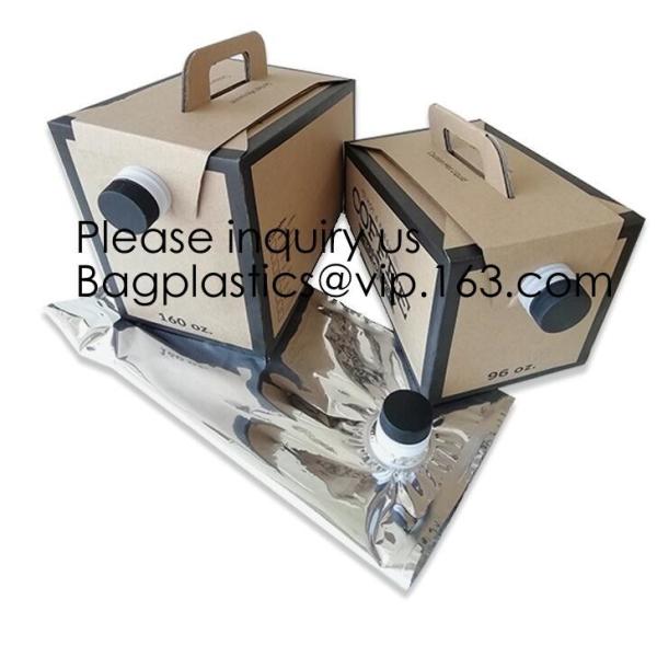 Standing Tap Aluminum Foil Bag In Box For Juice Cod Bags, Fish Fillet, Bag Box, Box, Tin Tie Bags, Tie, Tie Bag, Spout B