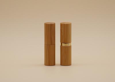 Tubos de bambu naturais do bálsamo de bordo, tubos de bambu do batom para cuidados pessoais