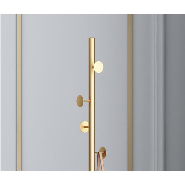 Metal L32cm Floor Standing Clothes Rack Corrosion Resistant