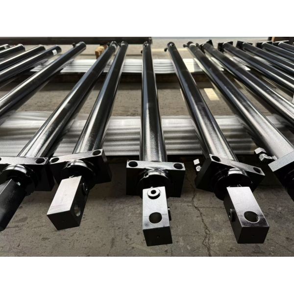 Custom Double Acting Telescopic Hydraulic Cylinders With Hard Chrome Plated Steel Piston Rod