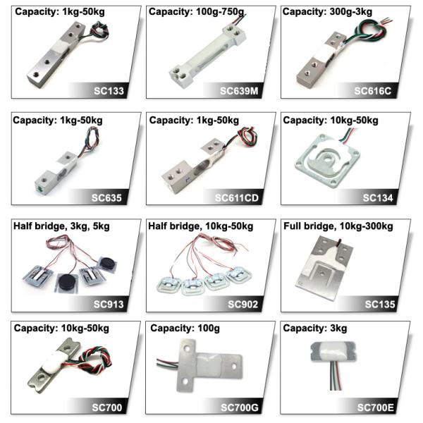 Analog Output SENSORCON Load Cell Amplifier HX711 LOAD CELL 10kg 20kg Weight Sensor for Smart Scale Vending Machines