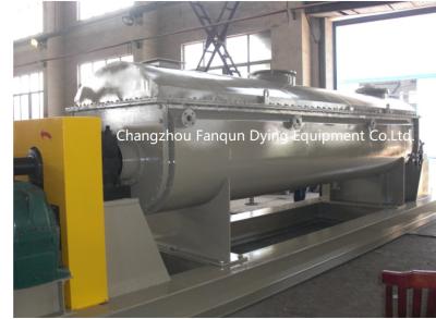 Fanqun Hot Oil Industrial Paddle Dryer For Sludge VFD control