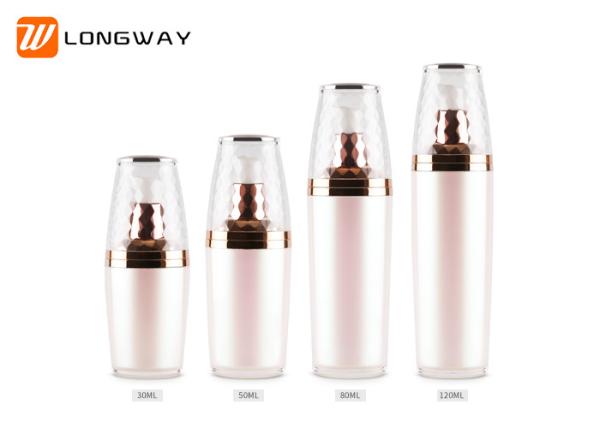 Acrylic Emulsion Bottle Plastic Type pump bottle 30ml/50ml/80ml/120ml Cosmetic Packaging Set