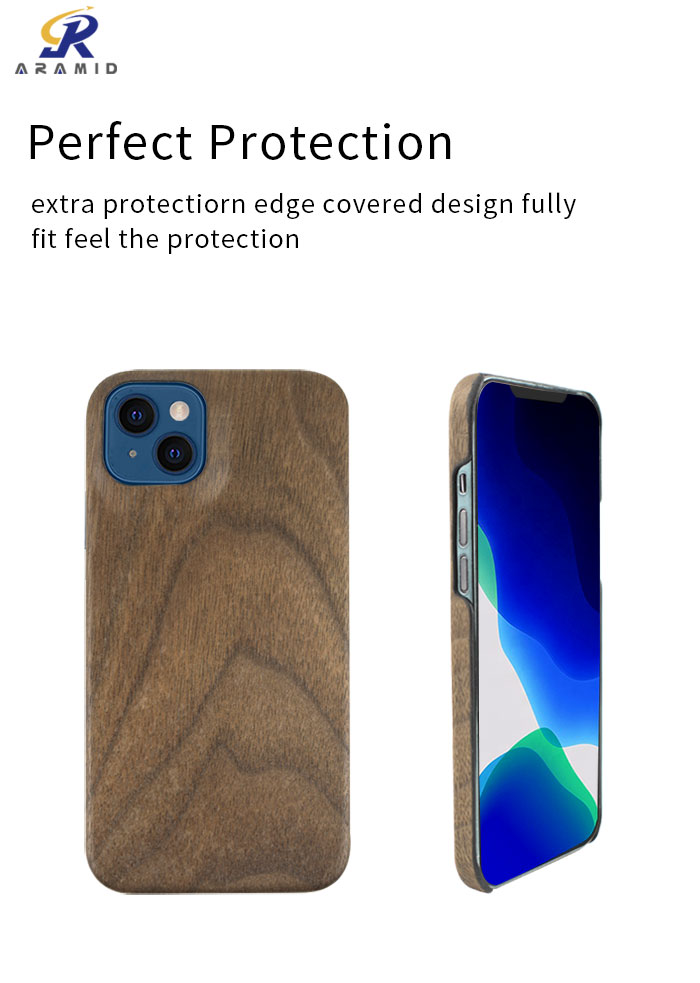 OEM падает устойчивые полные случай телефона iPhone 13 защиты деревянный