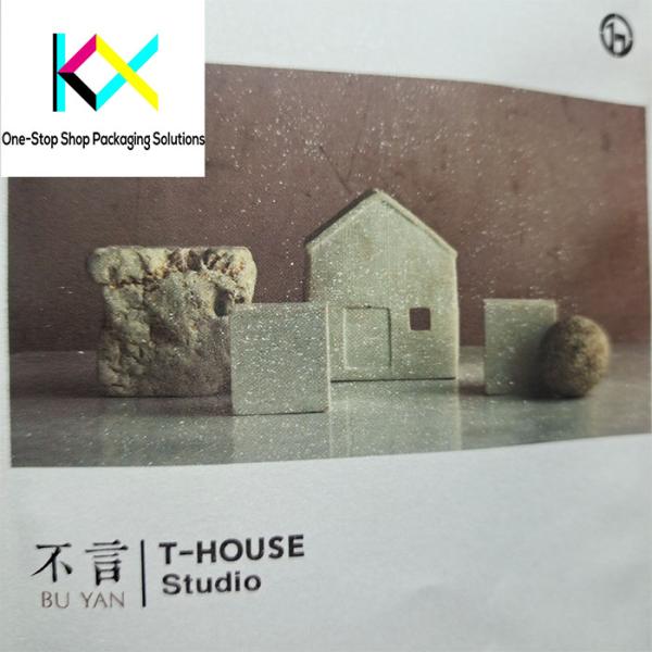 Biodegradable Three Side Seal Pouch Kraft Paper Coffee Bag 110um Thickness