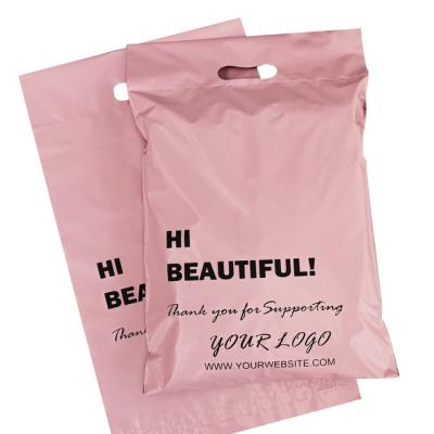 Corn Starch Compostable Mailing Bags With Handles Eco Friendly Poly Mailers