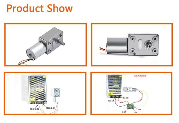 150rpm High Torque Dc Motor Brushless 24V With 4632 Reducer