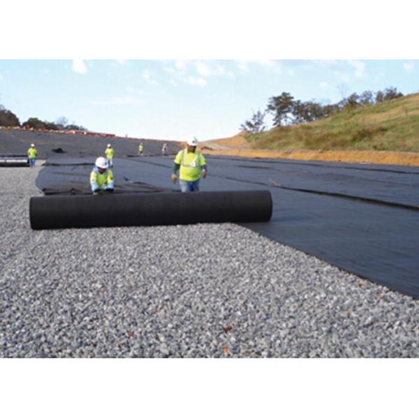 90GSM - 1500GSM PP / PET Non Woven Geotextile Fabric Needle Punched Geotextile