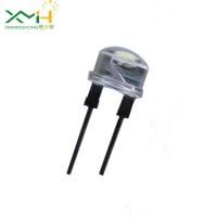 Straw Hat 0.5w 8mm Through Hole LED 50lm-55lm White High Brightness LED