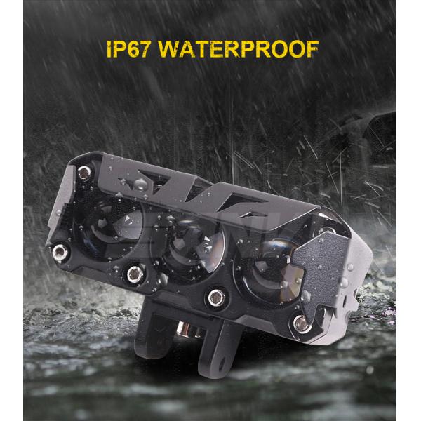 Белый желтый мотоциклетный фары светодиодные мотоциклетные фонари IP67 30000 часов