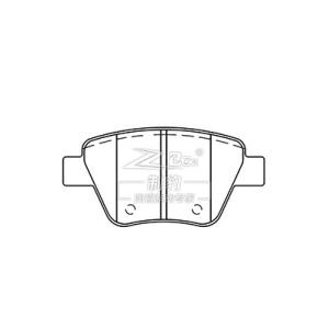 TRW Volkswagen New Bora Керамическая автомобильная тормозная колодка замена 5K0 698 451