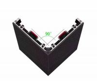 High Brightness 90 Degree Corner Outdoor Advertising LED Display With 10000hours Life Span