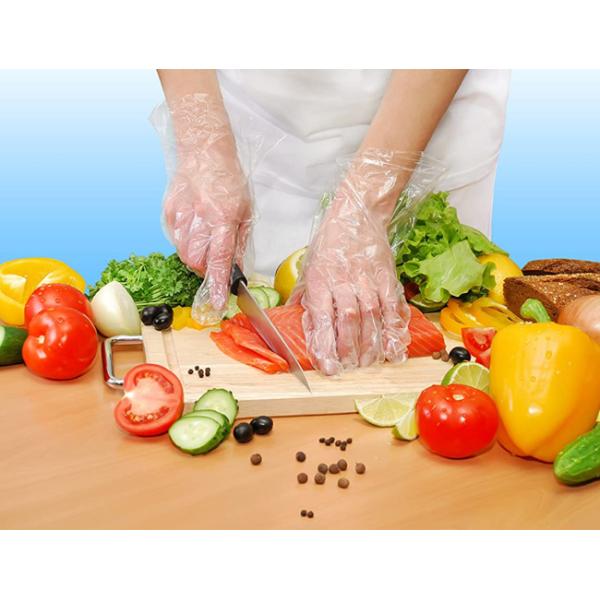 HDPE Protective Antifouling Food Grade Disposable Gloves
