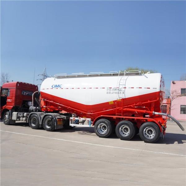 Tri Axle Lime Coal Powder 40CBM  Pneumatic Tanker Trailer