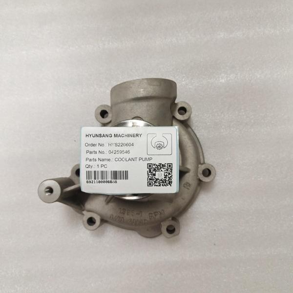 Экскаватор разделяет водяную помпу 04259546 насоса хладоагента 0425 9546 для TCD2012 L04/06 2V